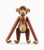 MinkLashes Wooden Monkey Decor